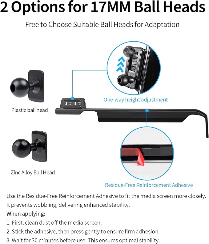 Wireless Charging Car Phone Holder for Chevrolet Silverado 1500 2022-2026/Silverado 2500 HD 2024-2026/GMC Sierra 1500 2500HD 2023-2025, 13.4" Screen Fixed Clip