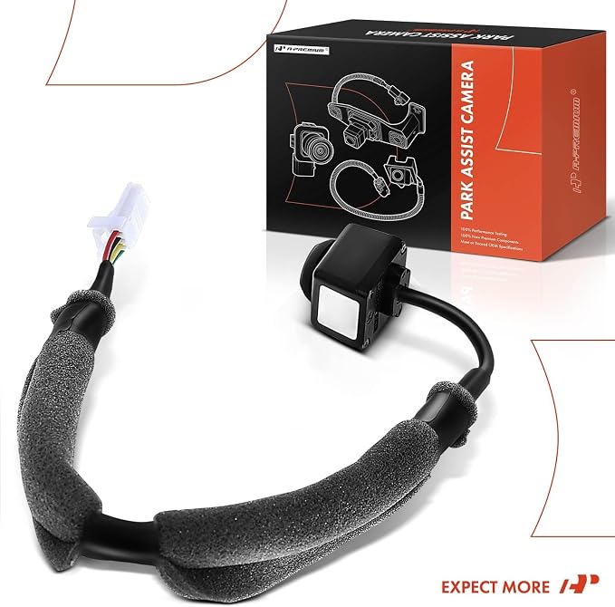 A-Premium Park Assist Camera Rear View Backup Reverse Camera Compatible with Select Nissan, Infiniti Models - 2013-2016 Pathfinder, 2014-2015 QX60, 2013 JX35 - Replace# 284423JA1A