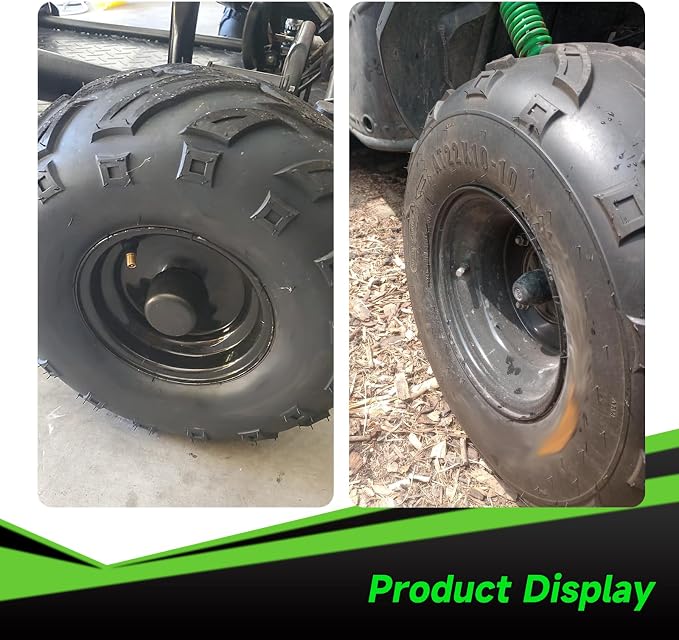 145/70-6 145-70-6 Tires Tubeless Compatible with Coleman CT100U CC100X Baja Doodle Bug DB30 Mini Bike KT196 Go Kart Motovox MBX10 MBX11 Mega Monster Moto 80cc 105cc Kazuma ATV Quad 4 Wheeler