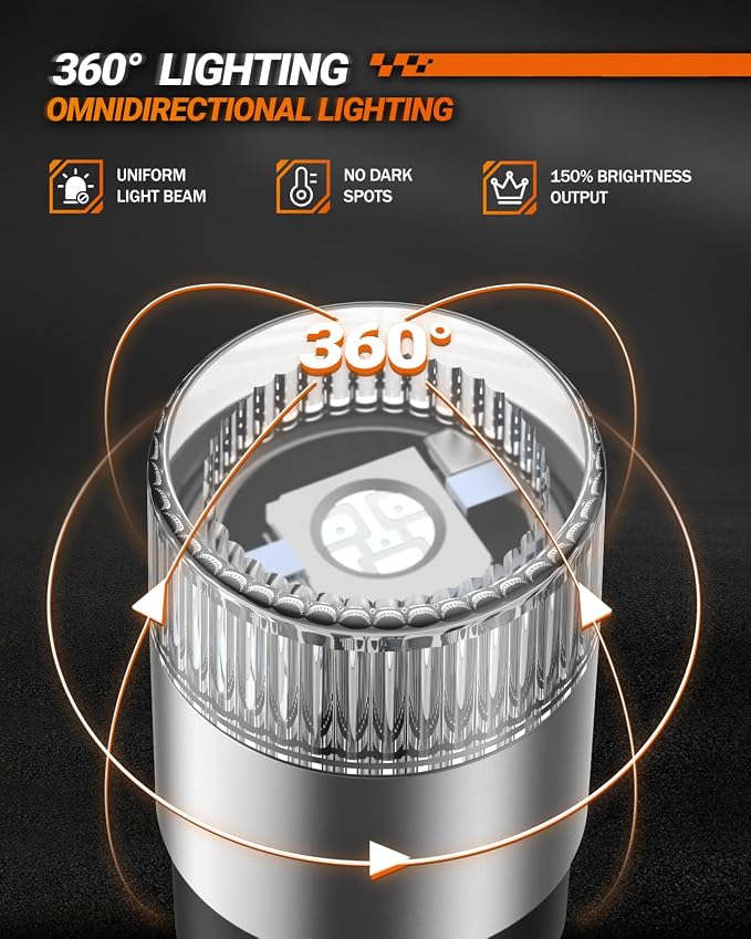 SEALIGHT 194 LED Bulb Blue, 168 2825 T10 W5W Bright LED Chips, Dashboard Light, Dome Light, Map Light, Door Light, Courtesy Light, License Plate Light, Pack of 6