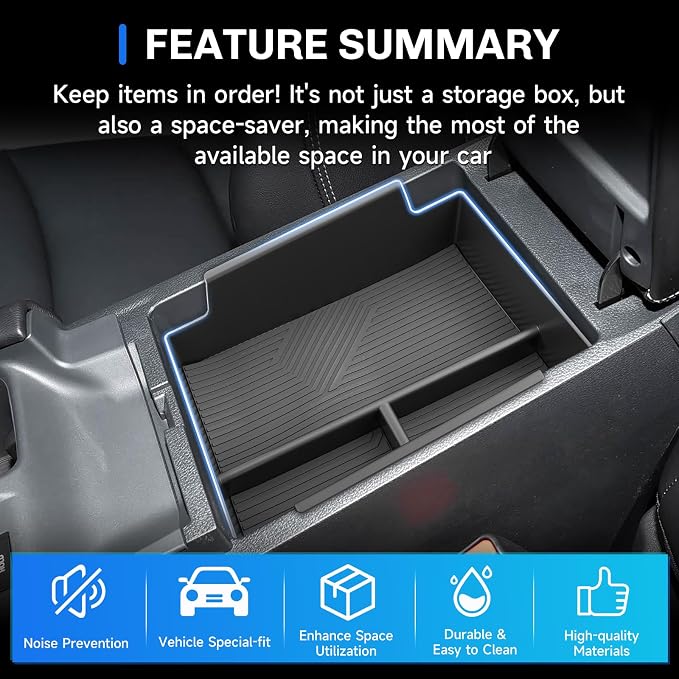 SXCY 2PCS for 2026 Nissan Sentra Center Console Organizer Tray+Dashboard Tray for 2026 Nissan Sentra Accessories Center Console Tray 2026 Sentra Armrest Console Organizer Tray