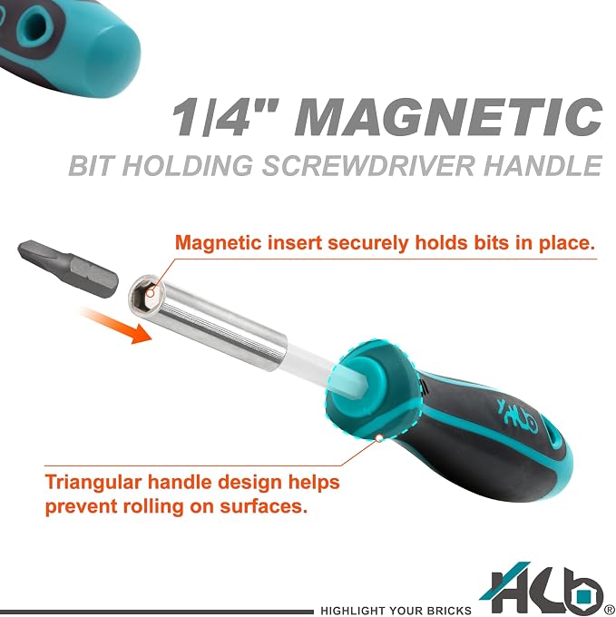 HB 121-Piece Mechanic Tool Set AKX001-U | 120-Tooth Ratchet 3/8 & 1/4-Inch Drive SAE Metric Deep Sockets TORX Bits Wrenches Nut Driver Hex Key Chrome Vanadium Steel Portable Carry Case Made in Taiwan