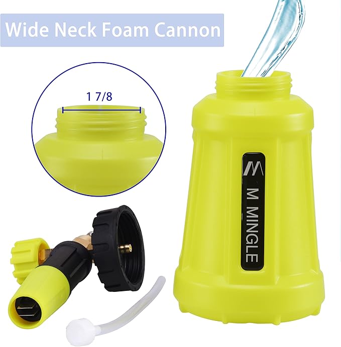 M MINGLE Automatic Foam Cannon Holder, Foam Cannon for Pressure Washer