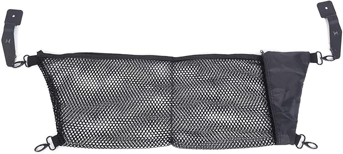 Frunk Cargo Net Compatible with Hummer EV 2022-2026 SUV/SUT, Front Trunk Organizer Envelope Style Storage Stretchable, Highly Elastic Frunk Cargo Net with Metal Hooks