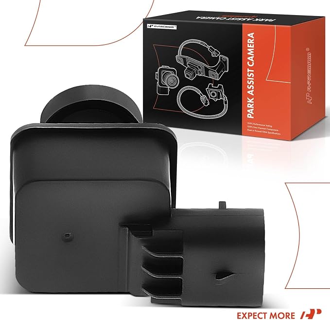 A-Premium Park Assist Camera Rear View Backup Reverse Camera Compatible with Select Ford Models - 2018 2019 2020 F-150 F150 - Replace# JL3Z19G490L