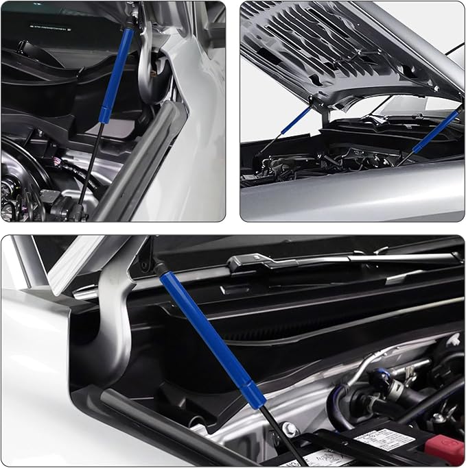 Hood Struts for Toyota Tacoma 2024 2025+ and 4Runner 2025+, Hood Lift Support No Drill Front Gas Springs Shocks Compatible with Toyota Tacoma/4Runner Accessories|Blue