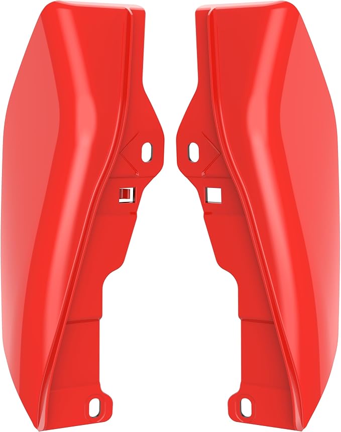 Color - Matched Mid Frame Air Deflectors Heat Shield, Perfectly Fit for Harley Touring Models 2009-2026 Performance Orange