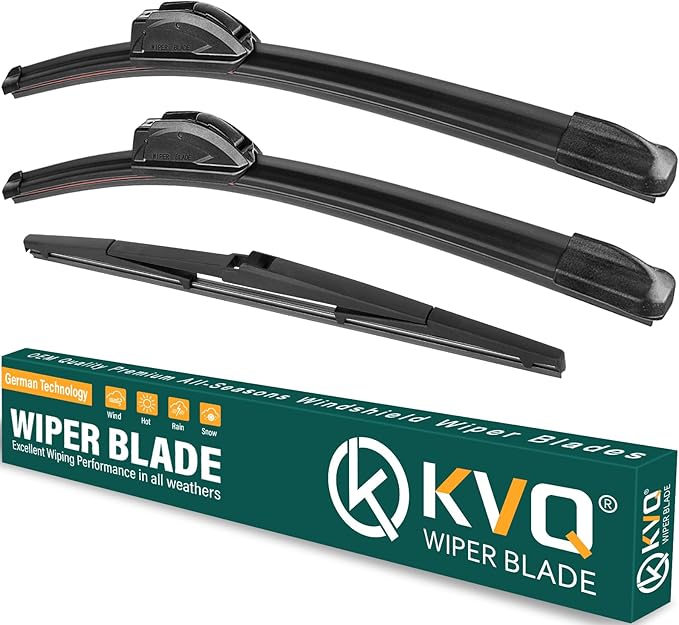 Windshield Wiper Blades Replacement for Mazda CX5 CX-5 2013 2014 2015 2016 Original Factory Quality Front Rear Wiper Blade Set - 24" 18" 14" (Set of 3)