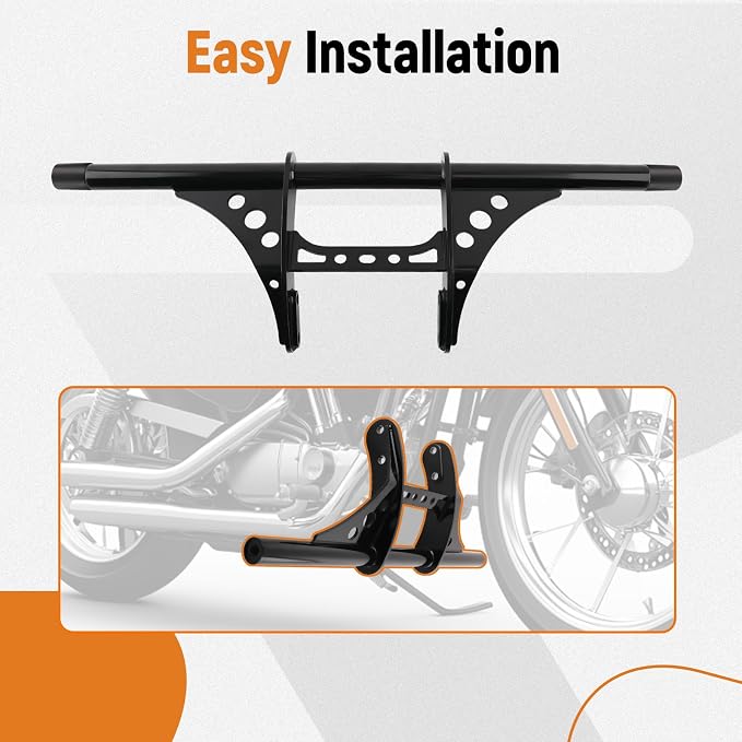 maXpeedingrods Front Engine Guard Crash Bar Highway Peg Bar for Harley Sportster 883 1200 2004-2023