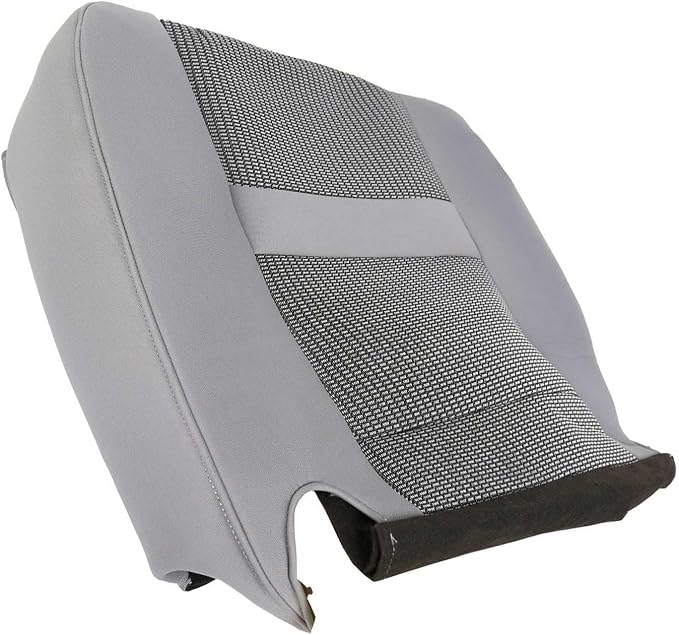 Priprilod Gray Cloth Front Driver Side Bottom Replacement Seat Cover Compatible with Dodge Ram 2500 3500 4500 5500 2006 2007 2008 2009 2010