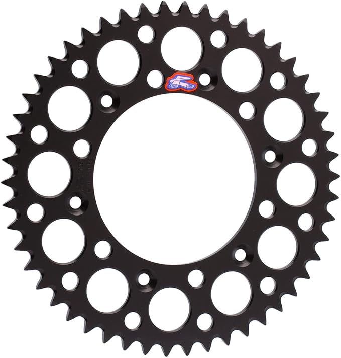 Renthal 154U-520-53GRBK Ultralight Black 53 Tooth Rear Sprocket