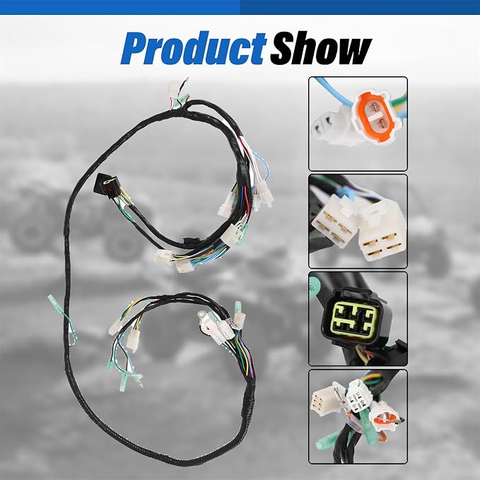 WFLNHB Ignition Coil Stator Wire Harness CDI Kit Replacement for Yamaha Warrior 350 YFM350X