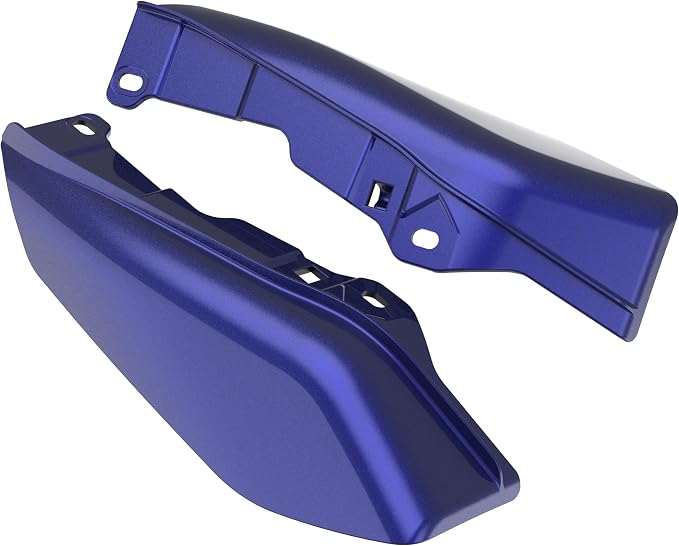 Color - Matched Mid Frame Air Deflectors Heat Shield, Perfectly Fit for Harley Touring Models 2009-2026 Zephyr Blue