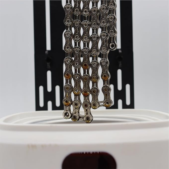 Bicycle Chain Wax Melting Pot, Waxing Melter with Precise Temperature Control, 17oz for 90-120 Links Bike Chain, Quick Melting and Bicycle Chain Cooling Hanger Stand