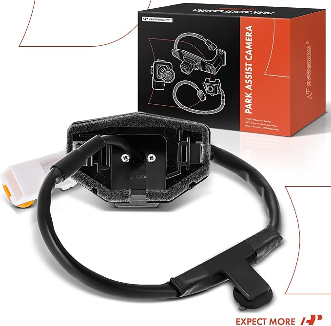 A-Premium Park Assist Camera Rear View Backup Reverse Camera Compatible with Select Honda Models - 2007 2008 2009 2010 2011 CR-V CRV - Replace# 39530SWAE01