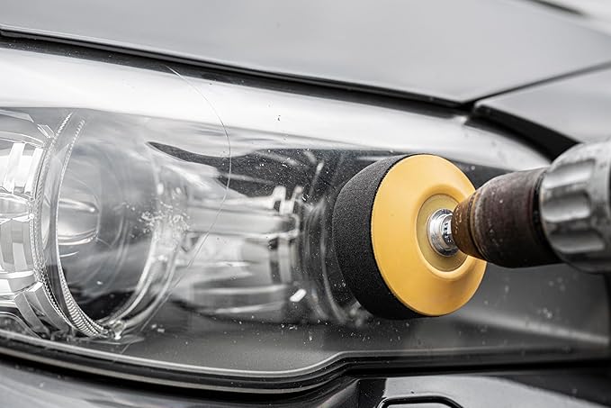 Glass Polish DIY Headlights Restoration and Polishing Kit – Permanent Headlight & Tail-Light Restoration, Restores As-New Condition and Guards Against Future Damage - GP31016