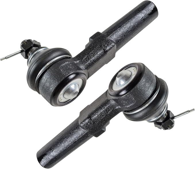 TRQ Front Outer Tie Rod Set 2 Piece Compatible with 1990 Nissan Axxess 1993-2002 Mercury Villager 93-02 Quest