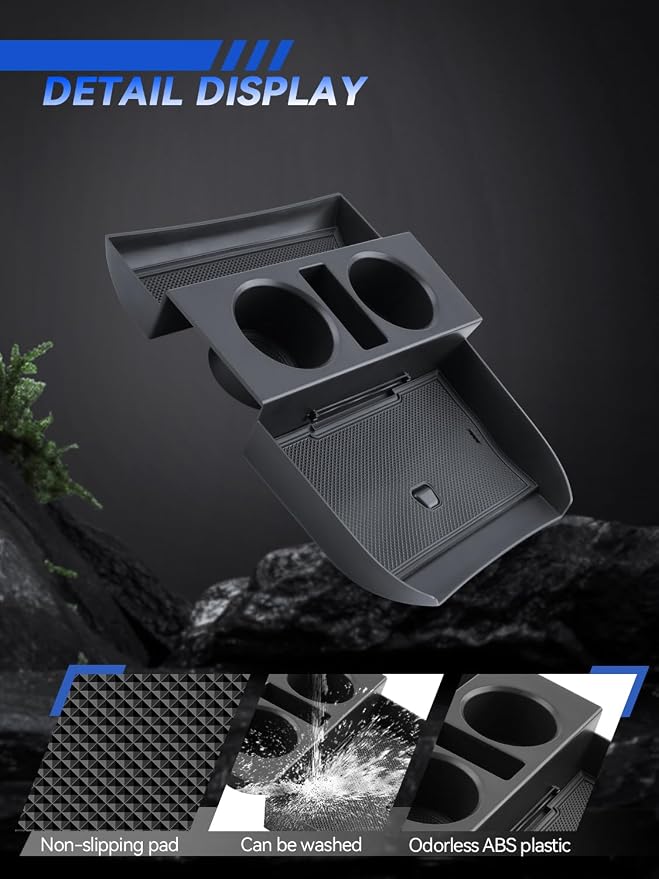 for Palisade Center Console Organizer 2020-2024 2025 Hyundai Palisade SE/SEL/XRT/Limited/Calligraphy Accessories Armrest Tray Middle Storage Box Insert Container