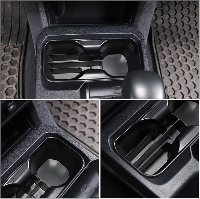 CHEAYAR Cup Holder Inserts,for Toyota Tacoma 2016-2020,Car,Shifter Storage Box Interior Accessories 1 pcs,Storage Travel Documen - with Multi-Pocket