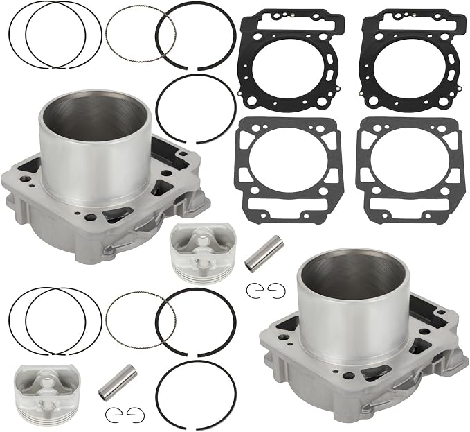 SCITOO 91mm 800cc Cylinder Piston Gasket Top End Rebuild Kit fit for Bombardier for Outlander 400 2003 2004 2005 2006, for Bombardier for Outlander 650 2006, 420929650 420845109 420845107 420845106