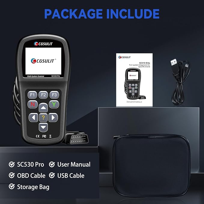 OBD2 Scan Tool for Ford Lincoln Mercury Vehicles, All Systems Diagnostic Scanner Transmission Live Data ABS SAS EPB Car Code Reader with Engine Check Oil Reset Bi-Directional Functions, etc