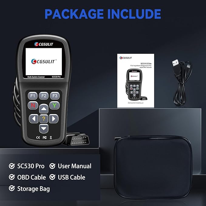 OBD2 Scan Tool for Ford Lincoln Mercury Vehicles, All Systems Diagnostic Scanner Transmission Live Data ABS SAS EPB Car Code Reader with Engine Check Oil Reset Bi-Directional Functions, etc