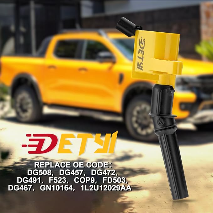 DG508 Ignition Coil Pack & Iridium Spark Plug SP479 Set, Compatible with Ford 4.6L/5.4L V8 Engines, Fits F-150, F-250, F-350, Expedition, Crown Victoria, Mustang, Lincoln – High Performance Upgrade