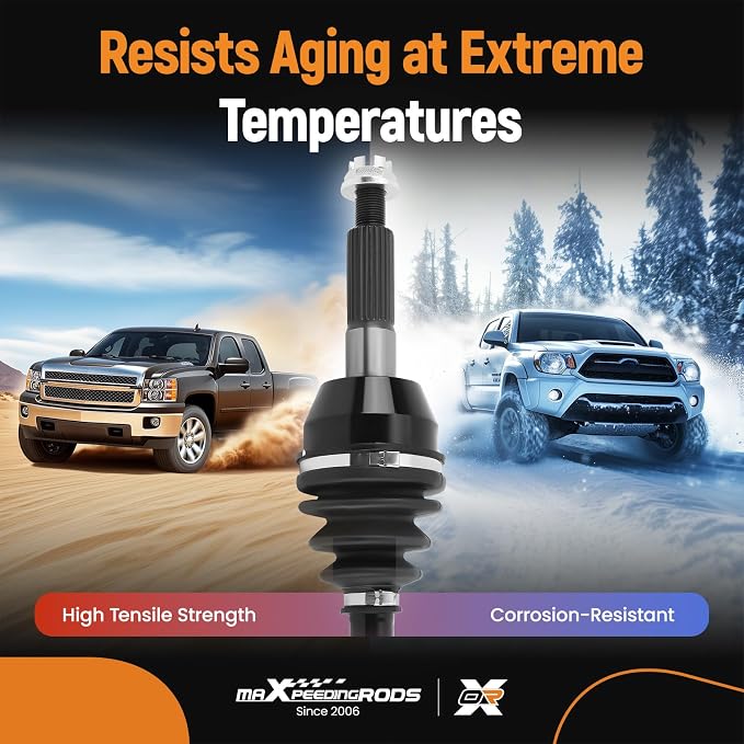 maXpeedingrods Rear CV Axle Assembly For Polaris Sportsman 450 570 2015-2024 Replaces 1333275 1333677 1337130