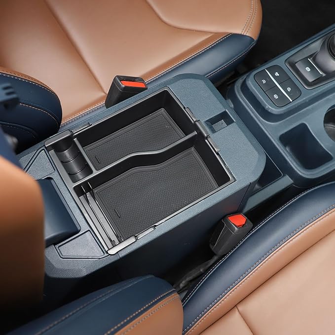 TOYCIDFG Center Console Organizer Insert Cup Holder Storage Door Insert Box for Ford Maverick 2022-2025