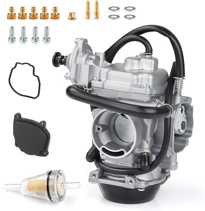 Carb Carburetor Assembly and Specialized Diaphragm Cover For Arctic Cat 400 500 2x4/4x4 1998-2001 Bearcat 454 4x4 1998 0470-361