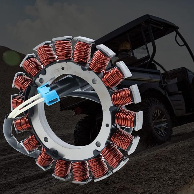 59031-2132 Stator Magneto Coil Compatible with Kawasaki Mule 600/610 KAF400 4X4/SE/XC Repl. #59031-7016