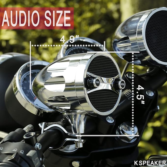 Motorcycle Speakers Motorcycle Bluetooth Speakers Motorcycle Speakers Bluetooth Waterproof Motorcycle Radio ATV Utv Sound System RZR Speakers Golf cart Stereo System Jet ski Speakers Sound bar