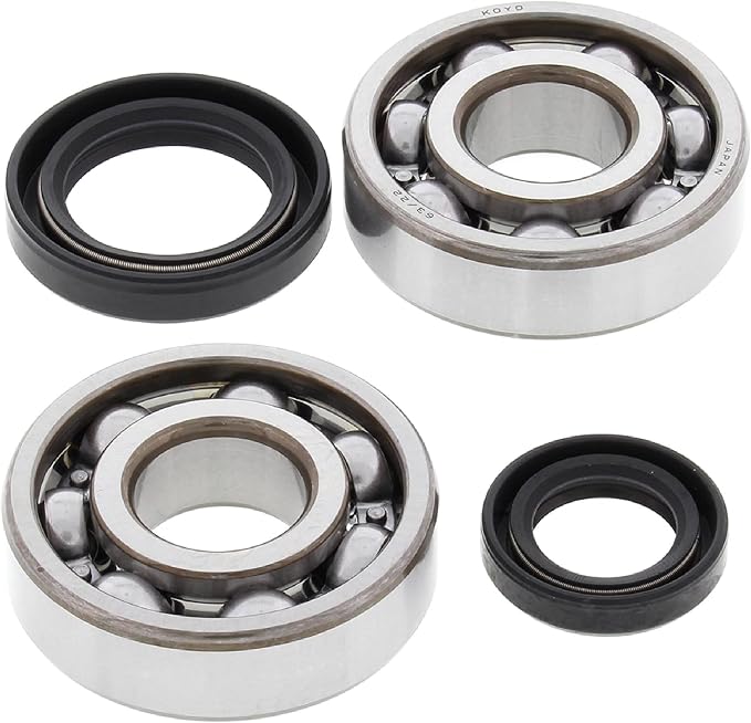 All Balls Racing 24-1003 Crank Shaft Bearing Kit Compatible with/Replacement for Honda CR125R 1987-2007
