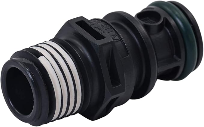 Attwood 93806MUS7 Marine Boat Fuel Line Kit with Universal Sprayless Fuel Connector, 6-Foot x 3/8-Inch - Mercury