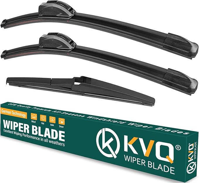 Windshield Wiper Blades Replacement for Toyota Highlander 2008-2019, Lexus GX460 2011-2023 Original Factory Quality Front Rear Wiper Blade Set - 26" 20" 12" (Set of 3)
