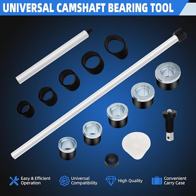 8MILELAKE Universal Camshaft Bearing Tool Installation Removal with Case