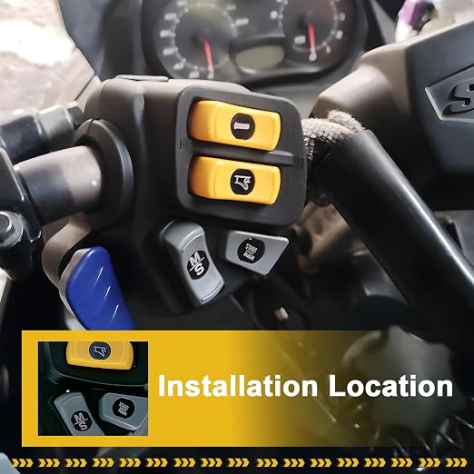 515177053 Left Hand Control Switch Housing Light Fit for Ski-Doo GSX MXZ Summit Renegade 800R 2008-2011, Replace# 515176503 515176062
