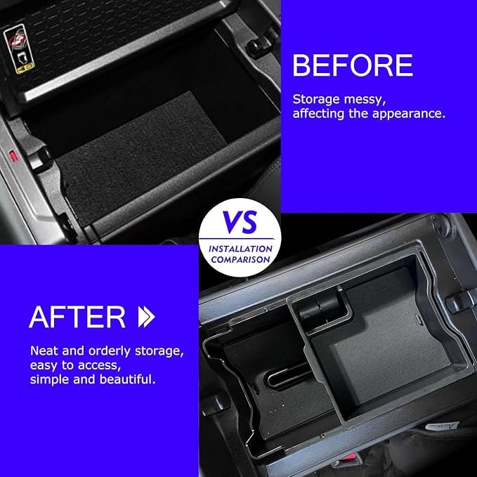 2pack 2026 Toyot a RAV4 Center Console Organizer Tray for 2026 Toyot a RAV4 XSE LE SE XLE Premium Woodland Console Tray & Silicone Drawer Tray for 2026 RAV4 Accessories Double Layer(NOT FOR Limited)