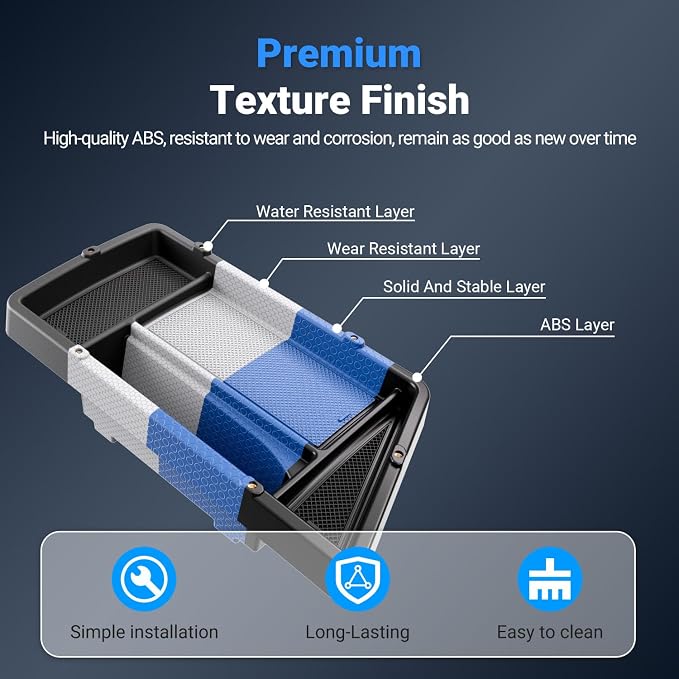 Dashboard Storage Organizer with Phone Mount Compatible with 22-26 Chevy Silverado GMC Sierra 1500 24-26 2500HD 3500HD Dash Storage Tray Replacement for 2022-2026 Chevy Silverado Accessories
