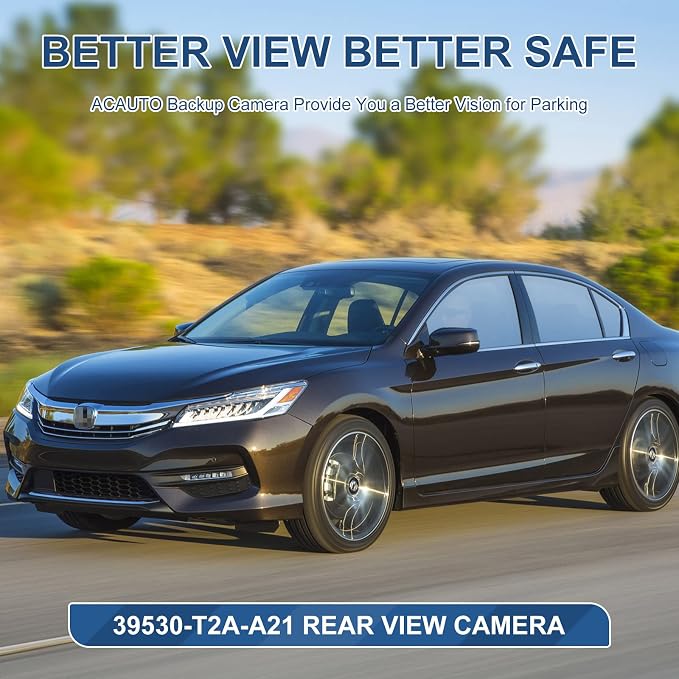 Rear Park Assist Backup Camera 39530-T2A-A21 Compatible with Honda Accord 2014-2017, Reversing Assist Rear View Camera 590-440, 39530T2AA21, 39530T2AA3