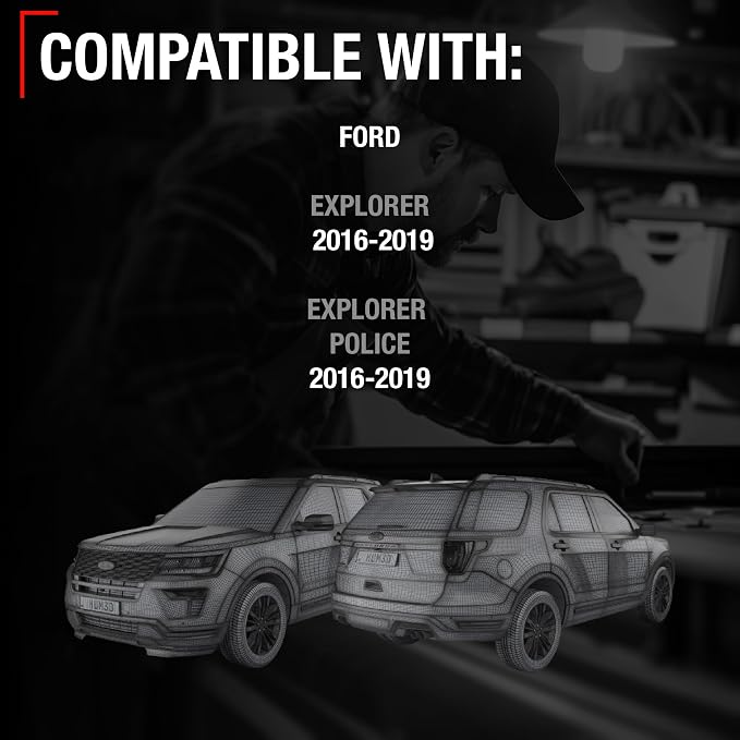 Rear View Backup Camera, Reverse Park Assist - Compatible with 2016-2019 Ford Explorer, 2016-2019 Ford Explorer Police - OEM GB5Z19G490C, FO1960120