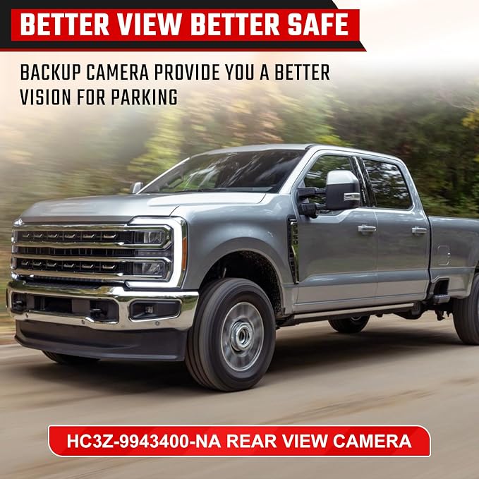 Tailgate Handle Backup Camera,Fit for F250 F350 F450 Super Duty 2017-2022 Trunk Hatch Handle Camera Without Release Button Reversing Replace# HC3Z-9943400-NA HC3Z-9943400-NB