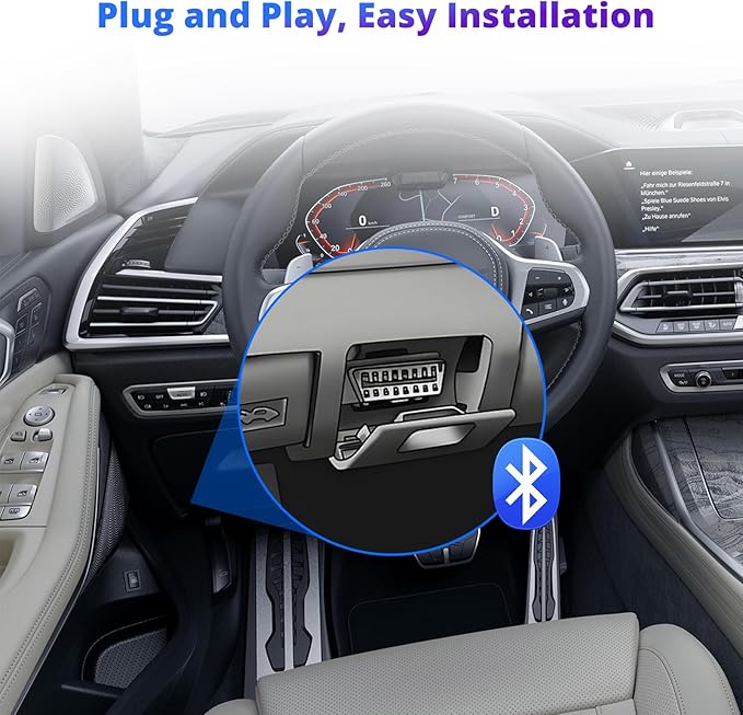 ATOTOZONE AC-4450 Bluetooth OBDII/OBD2 Car Diagnostic Scanner/Scan Tool,for A5LVWA7T,7" Double Din Car Stereo with Wireless CarPlay &Android Auto Compatible with VW Volkswagen Jetta/Tiguan/Golf/Passat