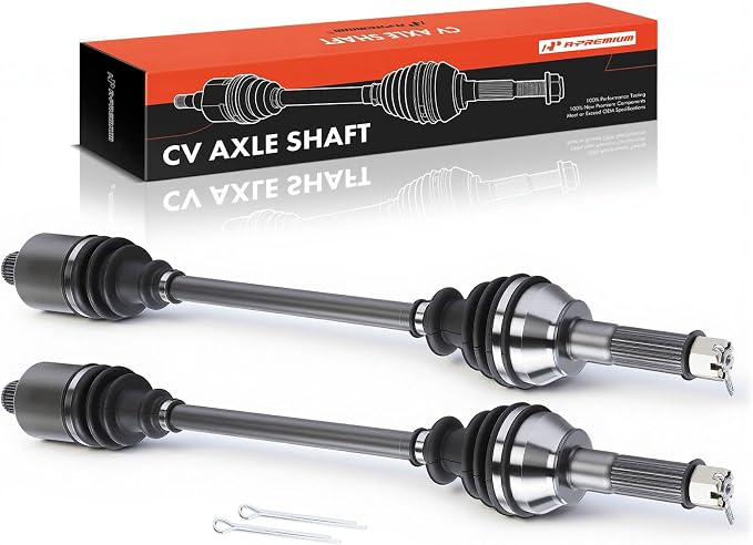 A-Premium Pair (2) Rear CV Axle Shaft Assembly Compatible with Polaris Ranger 500 2010, Ranger 800 2010 2013-2014, Ranger Crew 800 2010-2014, Ranger XP 800, Driver and Passenger Side