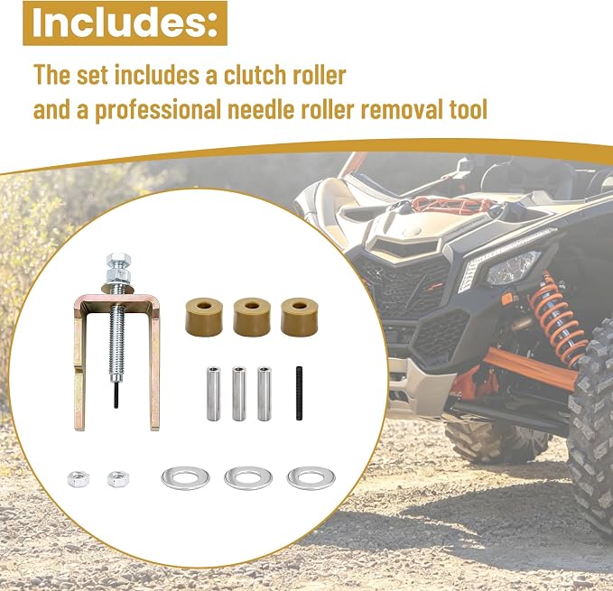 ALEXAPRO Clutch Rollers Fit for Maverick X3 Roller Pin Removal Extractor Tool Secondary 2017-2020 | Replace 417127016 420629192 420227946