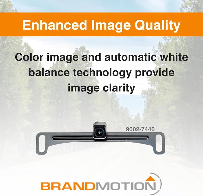 Brandmotion 9002-7440 Factory Tailgate Harness with Dual Mount Camera fits 2011-2016 F250 F350 Super Duty with Factory Rear Vision | Waterproof Case with Anti-Fog Lens | Easy Install