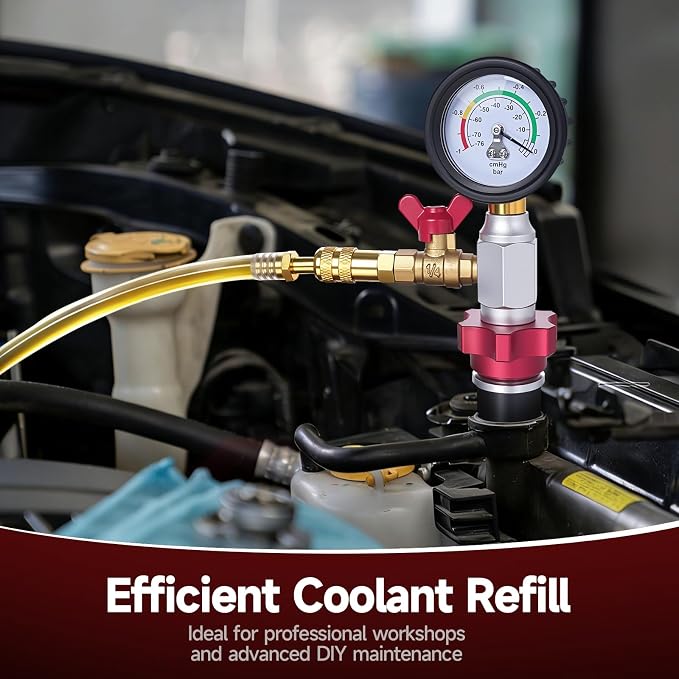 BILITOOLS 10-Piece Coolant Vacuum Refill Kit,Quick Airlift Coolant Refill Tool for Most Vehicles