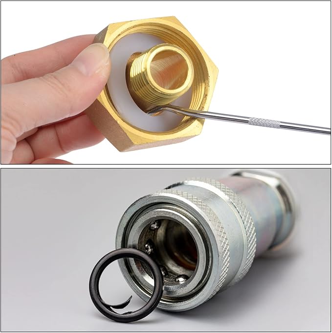 uxcell Full Hook Pick 9.84" Puller Remover Removal Tool for Oil Seal/O-rings, Gasket, Hose 2Pcs