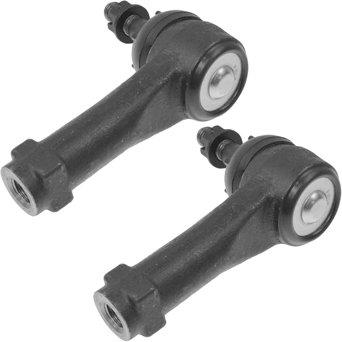 TRQ Front Outer Tie Rod Set 2 Piece Compatible with 2005-2010 Chevrolet Cobalt 05-09 Equinox 06-11 HHR 07-09 Pontiac G5 06-09 Torrent 03-07 Saturn Ion 02-09 Vue 07-09 Suzuki XL-7