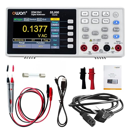 OWON XDM1041 Mini Desktop Multimeters True RMS High Accuracy Temperature Tester Home Laboratory